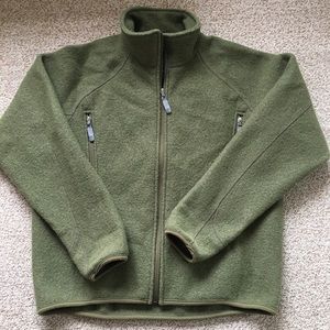 IBEX Brand 100% New Wool Pullover Jacket Size L